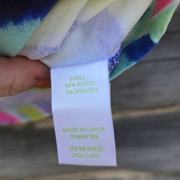 Lilly Pulitzer Women's Pink & Blue Shift Dress Size Small - Picture 5 of 7